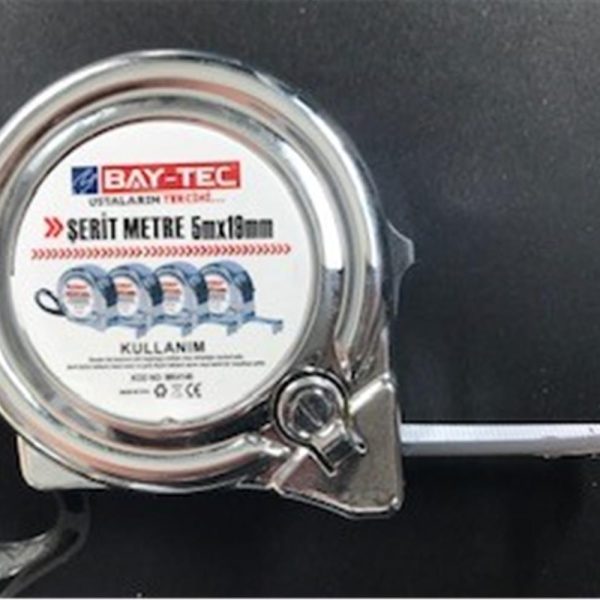 Bay-Tec Mk4146 5Mt 19MM Krom Şerit Metre
