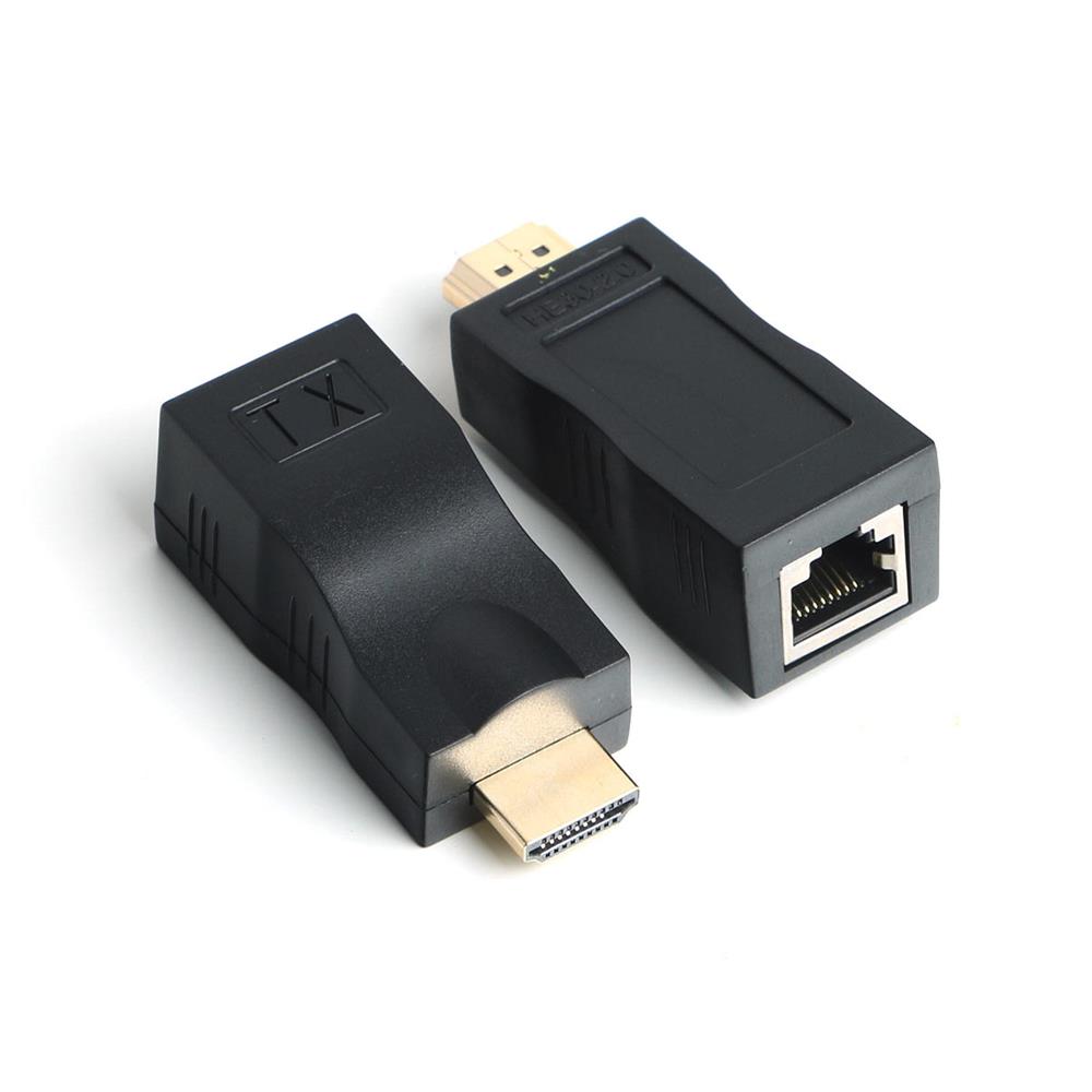 100230 TX TXHDE301 E301 30m CAT5e-6 HDMI Extender - Görsel 1
