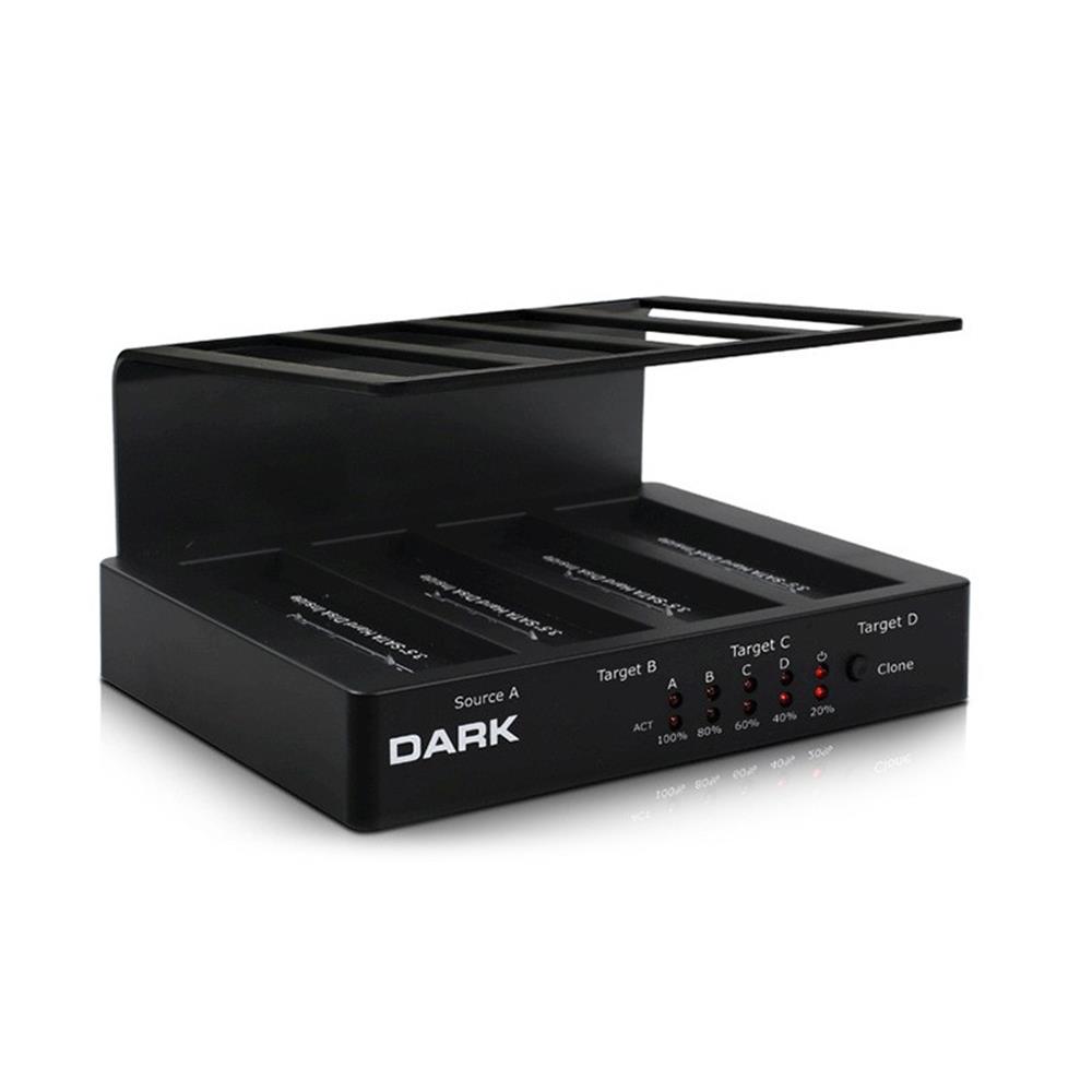 100245 Dark DK-AC-DSD42C D42C USB3.0 Offline Clone 4lü Disk İstasyonu - Görsel 1