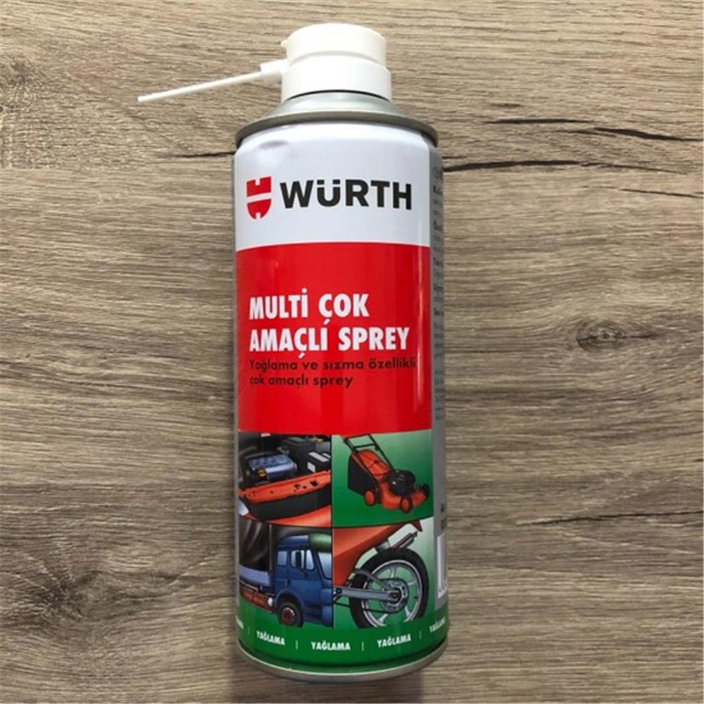 100481 Würth 0893 055 40 400ml Multi Çok Amaçlı Sprey Yağlama Ve Sızma Özellikli - Görsel 1