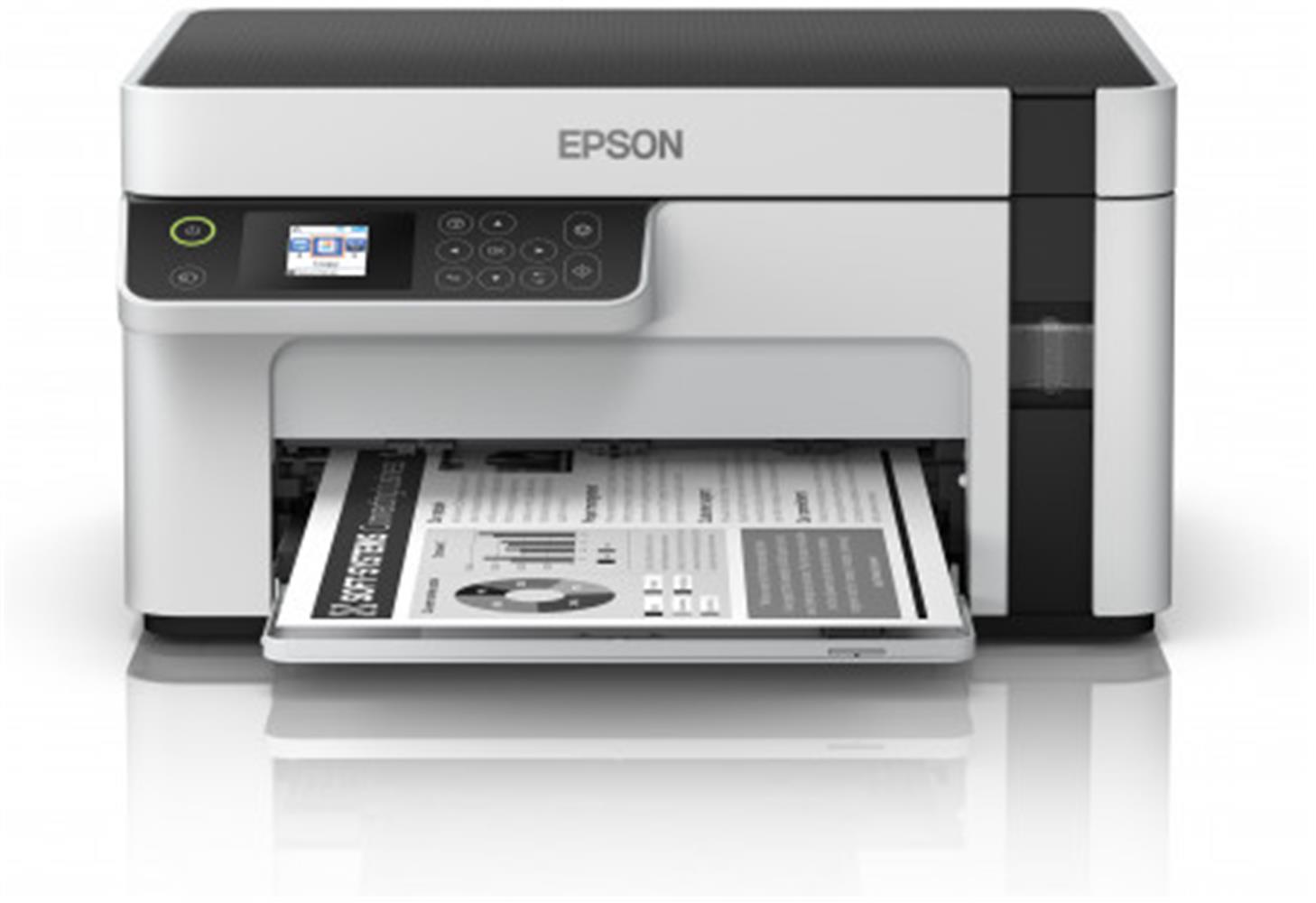 101252 Epson EcoTank M2120 Wi-Fi + Tarayıcı + Fotokopi Mono Çok Fonksiyonlu - Görsel 1