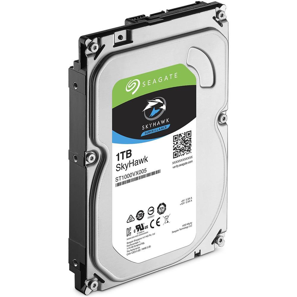 102124 Seagate St1000Vx005 1Tb Skyhawk 3,5" 64Mb 5900Rpm Harddisk (İthalat) - Görsel 1