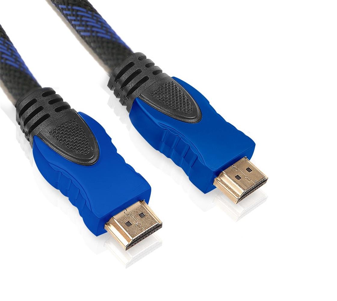 102593 Inca Ihk-05T 5mt Örgülü Altın Uç 2.0v Hdmı Kablo 18 Gbps Bant Genişliği , 4K& 2K & Full Hd - Görsel 1