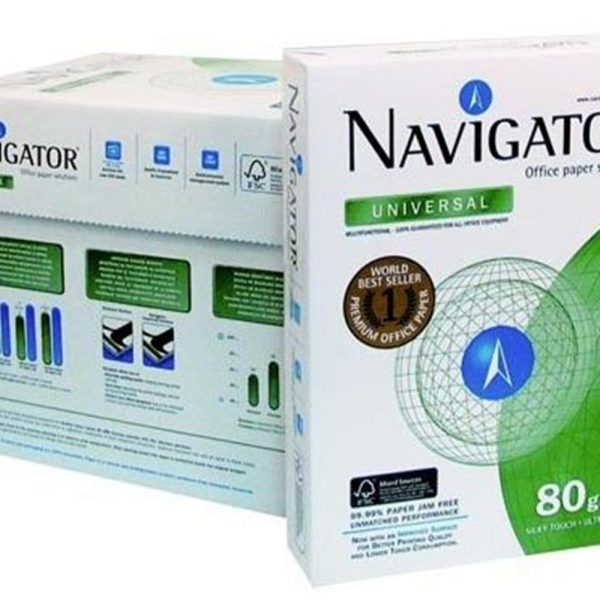 Navigator A4 Fotokopi Kağıdı 80gr-500 lü 1 koli=5 paket 1 Palet = 225 paket