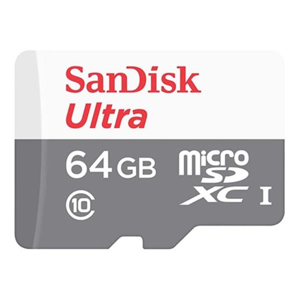 SanDisk 64GB SDSQUNR-064G-GN3MN Ultra microSDXC 64GB 100MB-s Class 10 UHS-I Hafıza Kartı