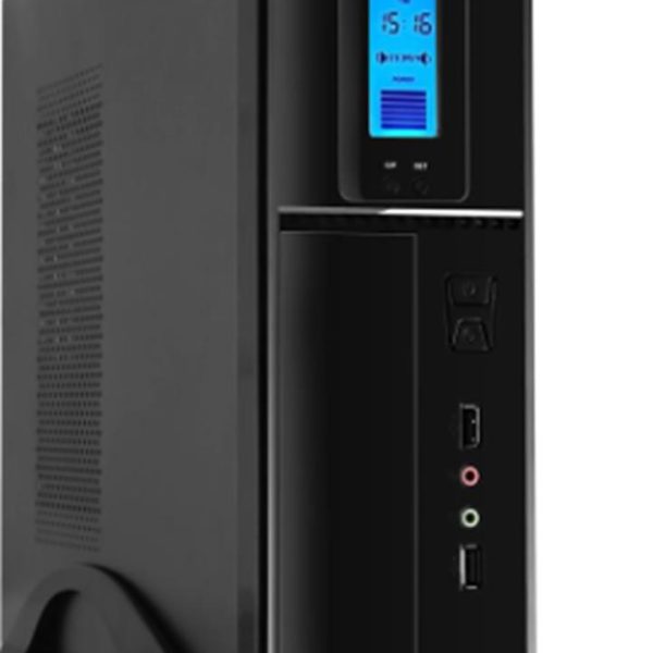 Frisby FC-S6040B USB 300W Matx Slim Tower Kulplu Kasa - Dijital Gösterge