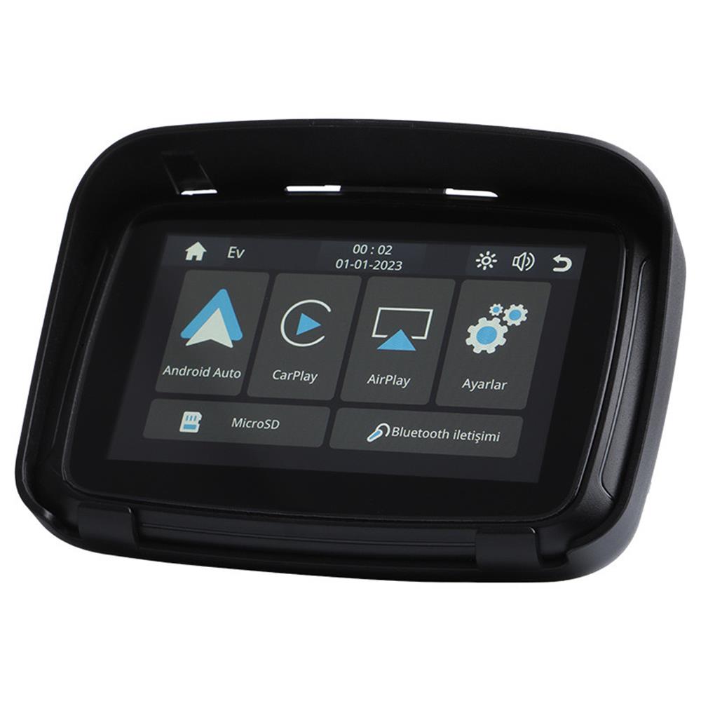 106065 DARK DK-VA-M100 Moto Smart Navigasyon CarPlay-Android Auto-AirPlay 5" Motosiklet Ekranı - Görsel 1