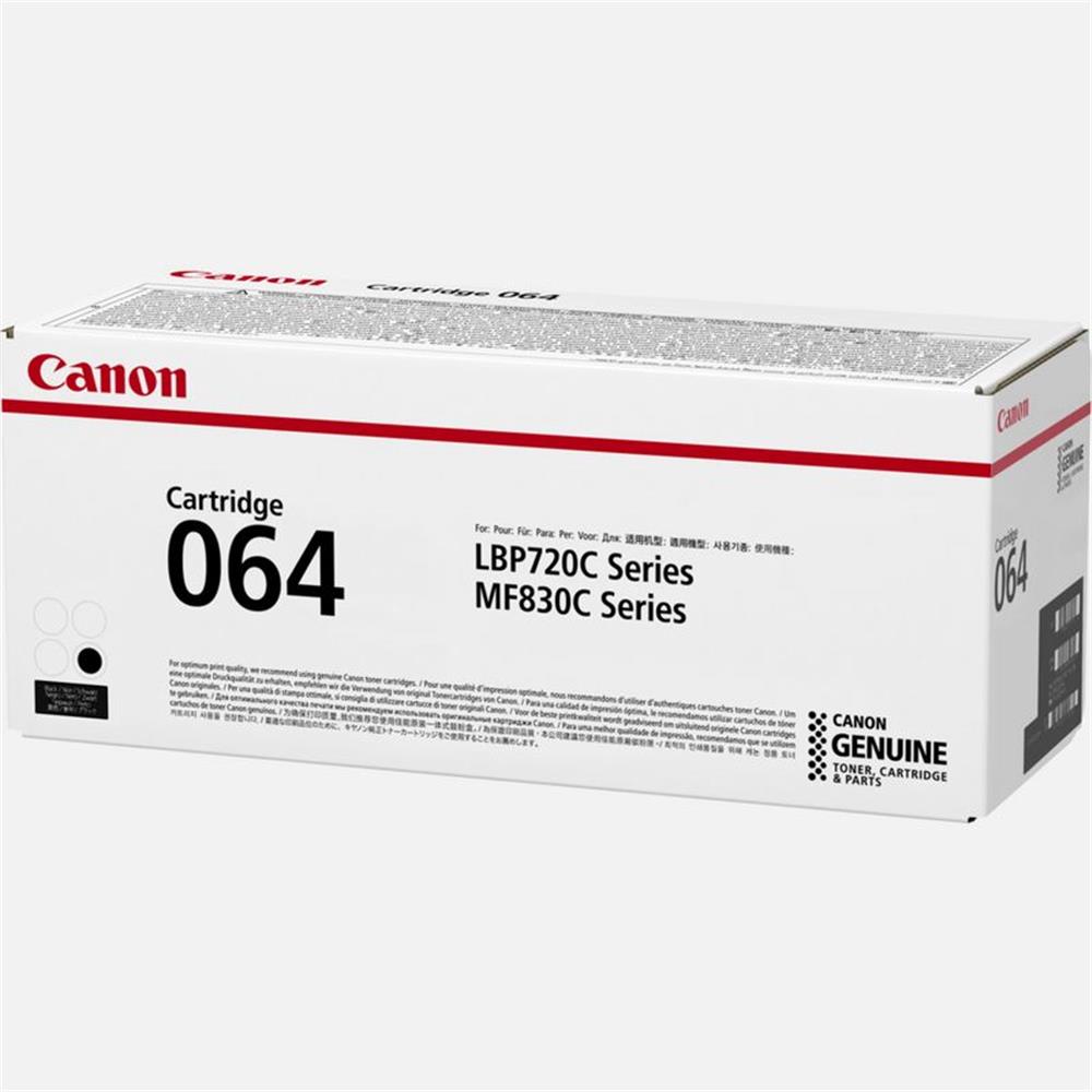106249 Canon CRG-064 BK Black Siyah 6.000 Sayfa Toner MF832 - Görsel 1