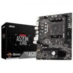Msi A520M-A PRO AMD A520 Soket AM4 DDR4 4600(OC)MHz mATX Gaming Anakart - Görsel 2