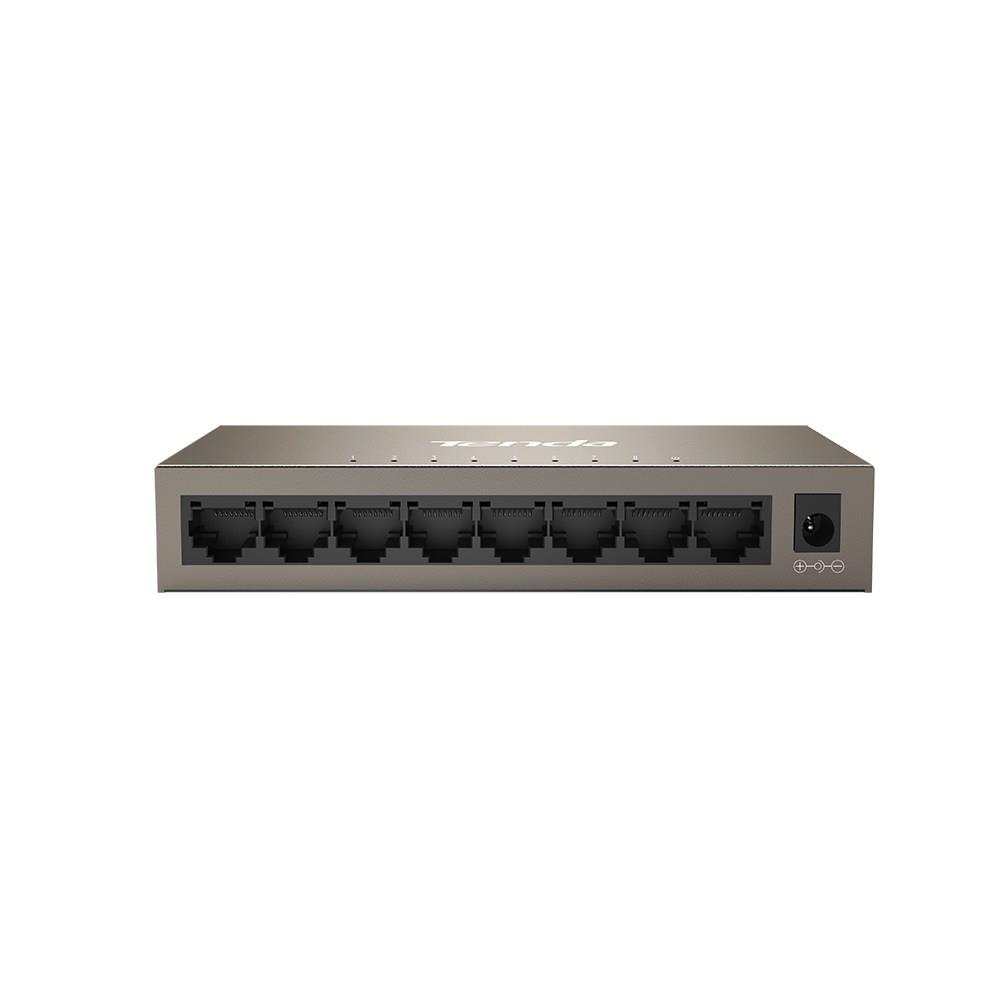 106646 Tenda TEG1008M 8 Port 10-100-1000 Mbps Switch Metal Kasa - Görsel 1