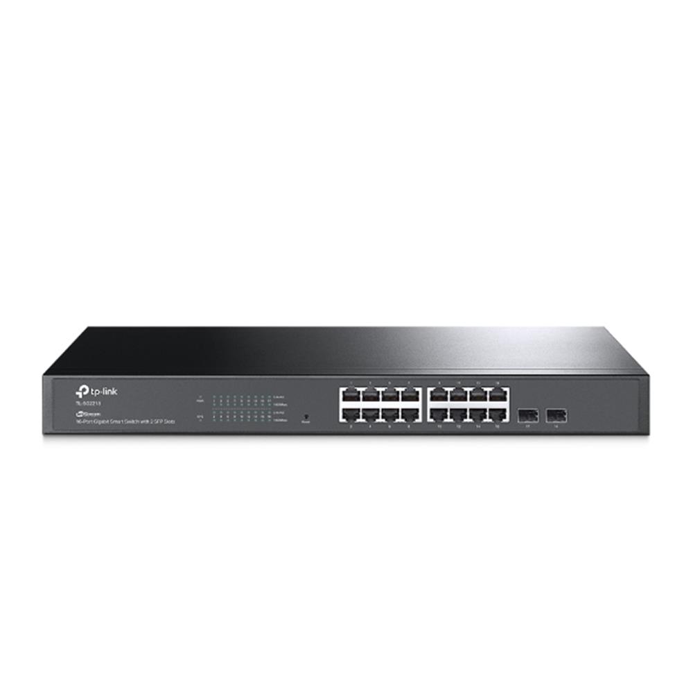 106800 Omada Tp-Link SG2218P 16 Port Poe+ 10-100-1000 Mbps L2 Yönetilebilir Switch 2 SFP Port - Görsel 1