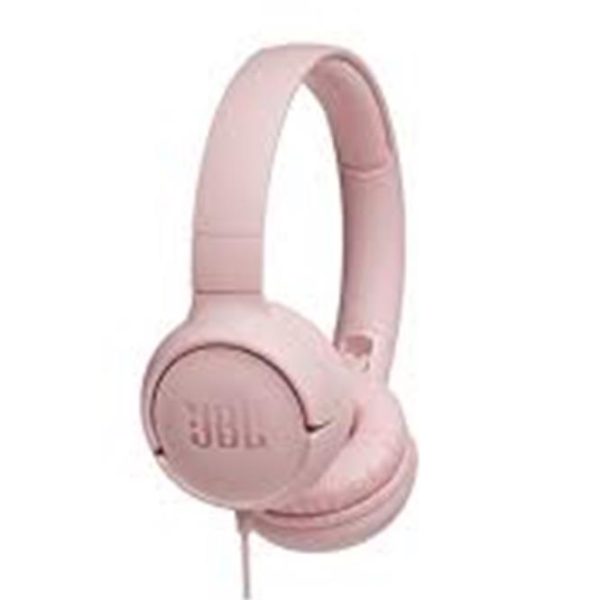 JBL Tune 500 Kulak Üstü Pembe Kablolu Kulaklık