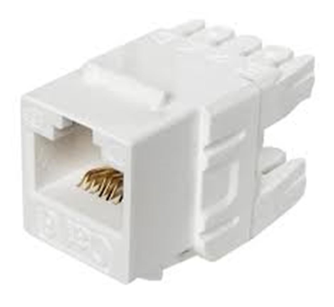 106990 Apronx APX-UTP181 CAT6 180° UTP Keystone Jack 10 lu paket - Görsel 1