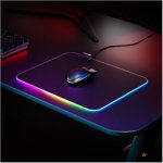 Rampage Pulsar MP-21 Siyah 252-328-3mm RGB Ledli Gaming Mouse Pad - Görsel 2