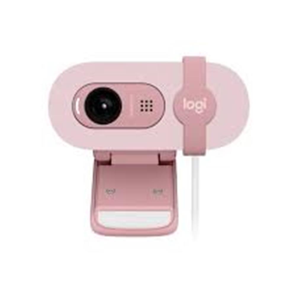 107360 Logitech 960-001623 Brio 100 Full HD Web Kamerası - Pembe - Görsel 1