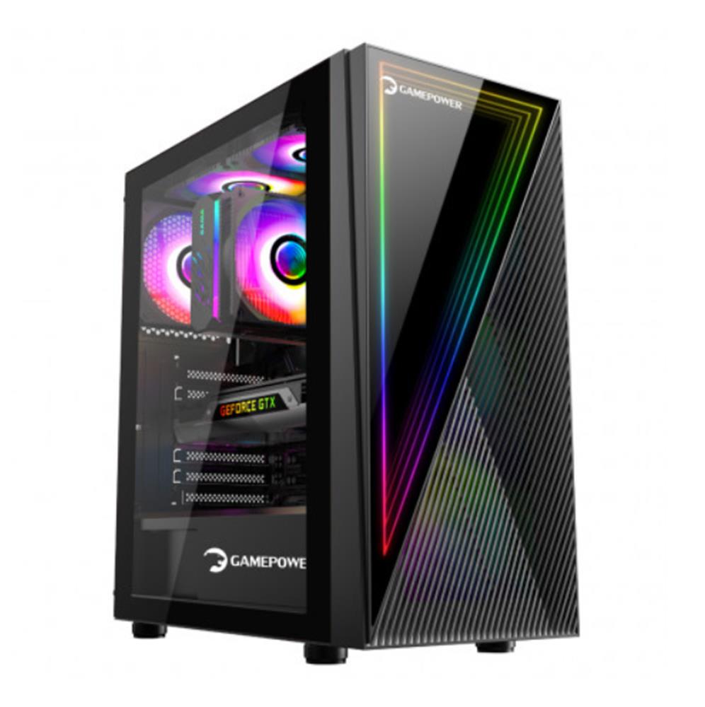 108056 GamePower Ravadin 3X ARGB Gaming Kasa - Görsel 1
