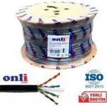 Onli ON-6006 U-UTP 23 AWG CCA-PE Outdoor 500 Metre Cat6 Kablo - Görsel 2