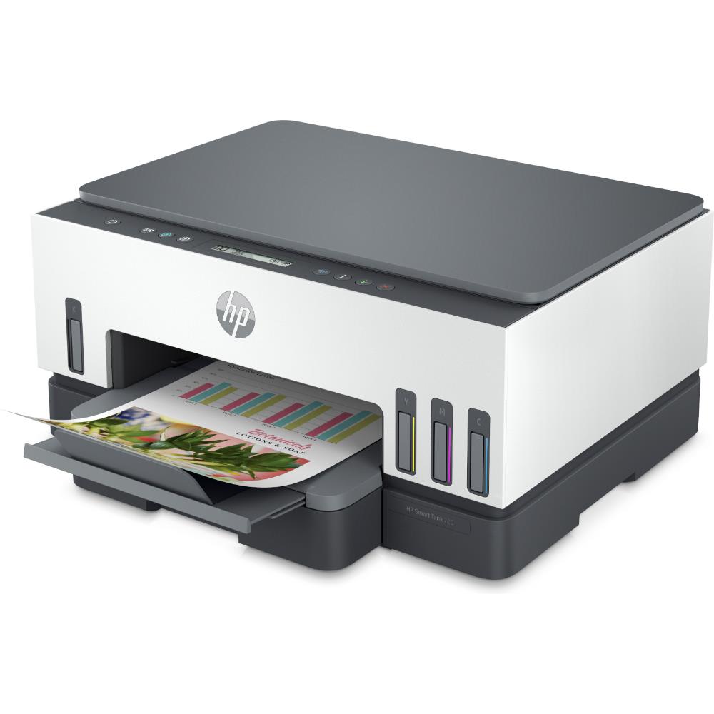 108892 HP 6UU46A Smart Tank 720 Yazıcı-Tarayıcı-Fotokopi-Wifi Çok Fonksiyonlu Tanklı Yazıcı - Görsel 1