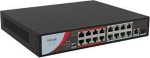 Hilook NS-0318P-130(B) 16 Port 10-100 Poe Switch 1x1000 Mbps RJ45 Port, 1x1000 Mbps SFP - Görsel 2