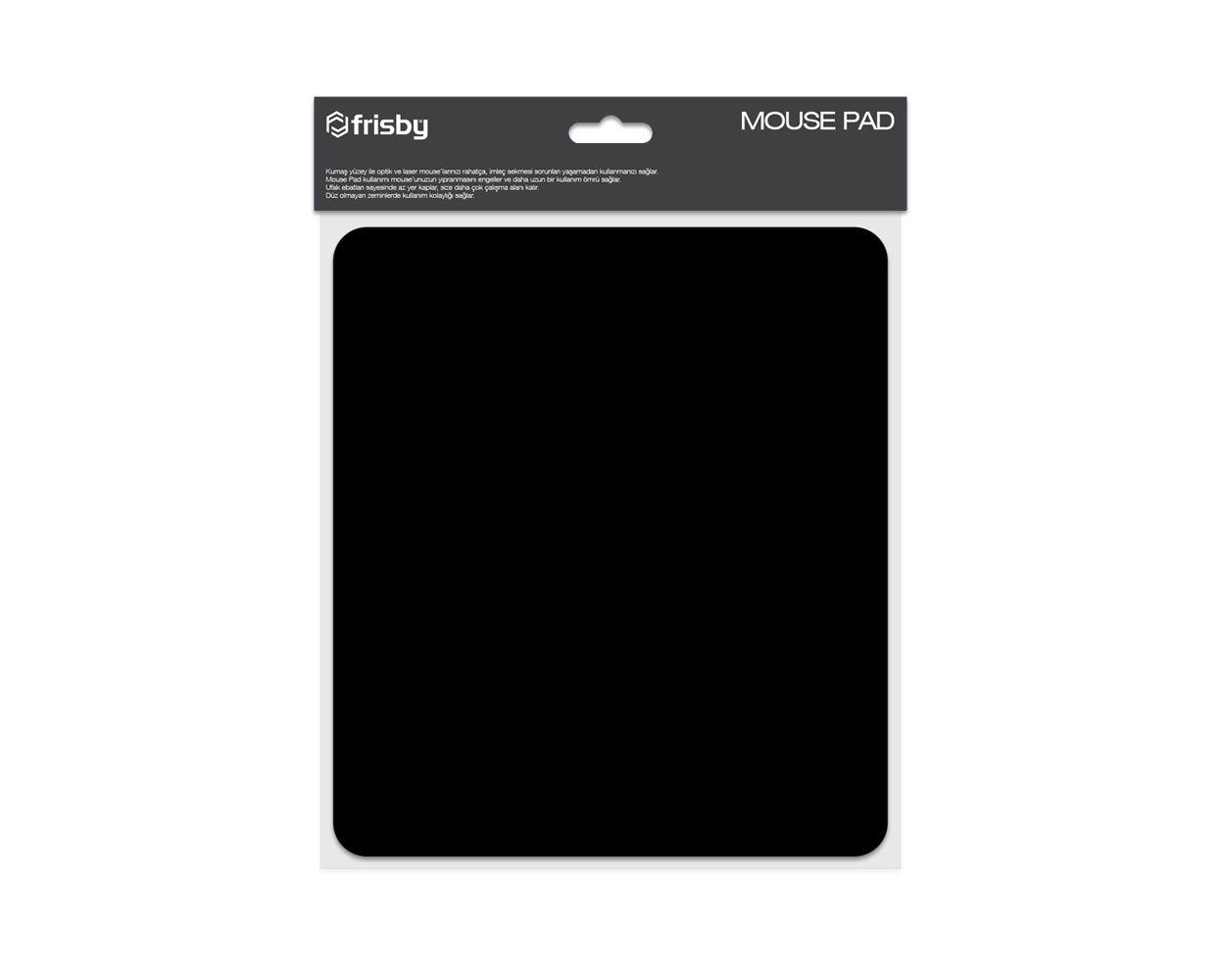 109387 Frisby FMP-760-S Mouse Pad Kumaş (Siyah)220 x 250 x 5mm - Görsel 1
