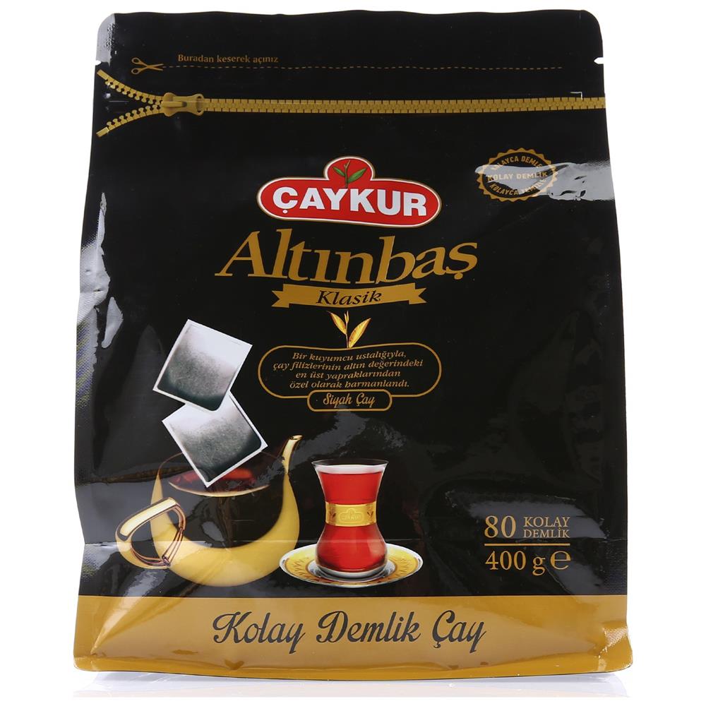 109503 Çaykur Altınbaş 400gr 80adet Demlik Poşet Çay - Görsel 1