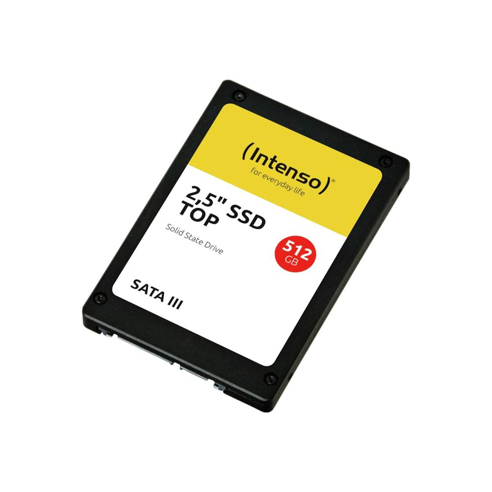 109932 Intenso 512GB 3812450 Top 520MB--500MB-s 2.5" Sata 3 Ssd - Görsel 1