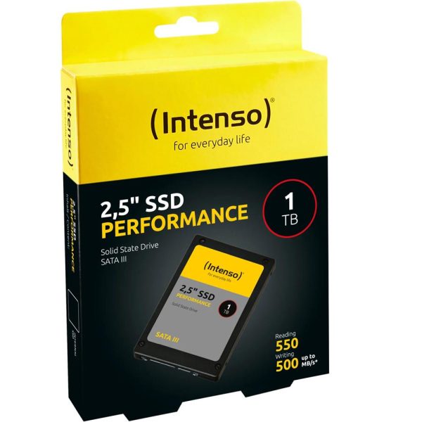 Intenso 1Tb 3812460 Top 550MB--500MB-s 2.5" Sata 3 Ssd