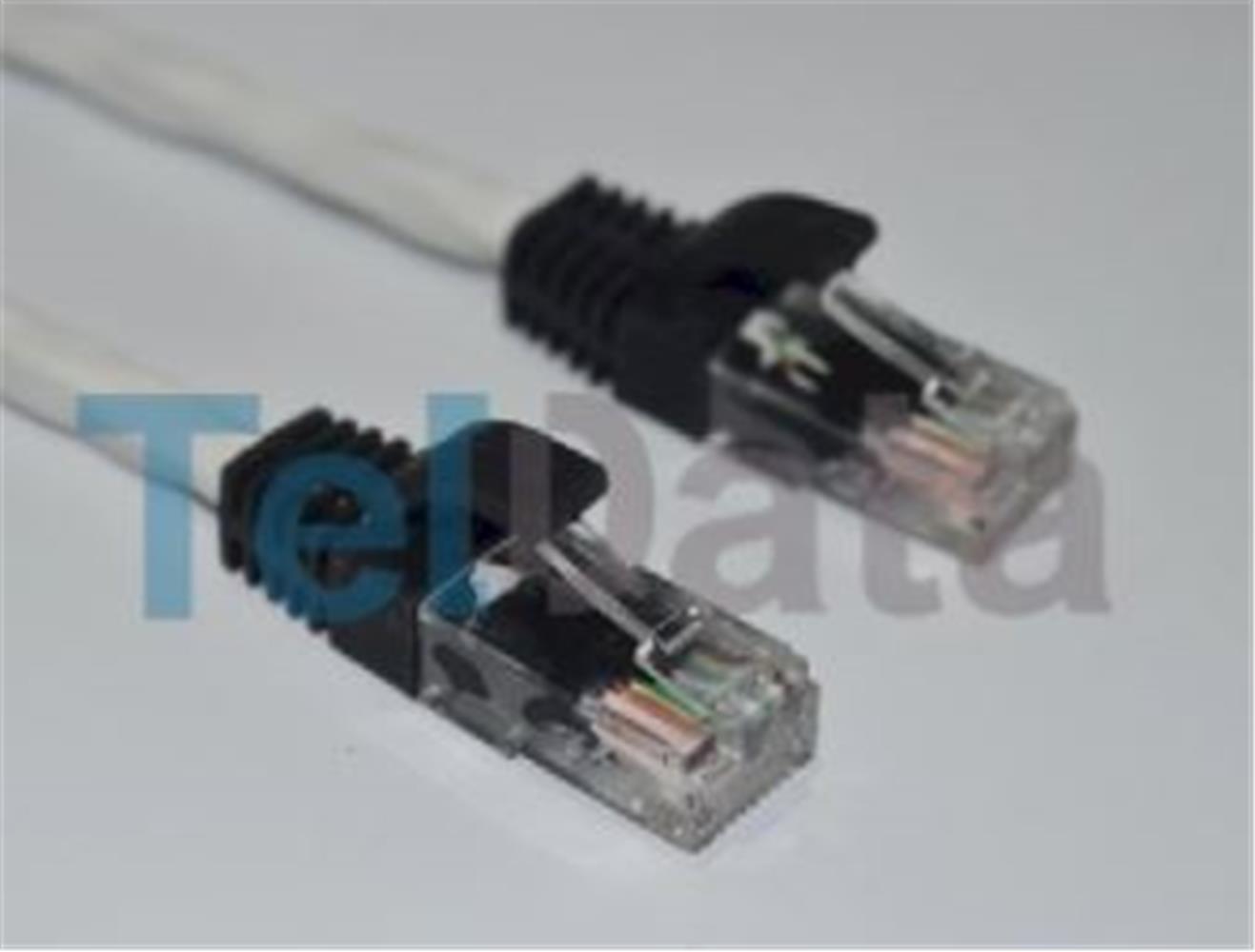 110203 Teldata TLD-1000B Cat6 10MT Beyaz Utp Patch Kablo - Görsel 1