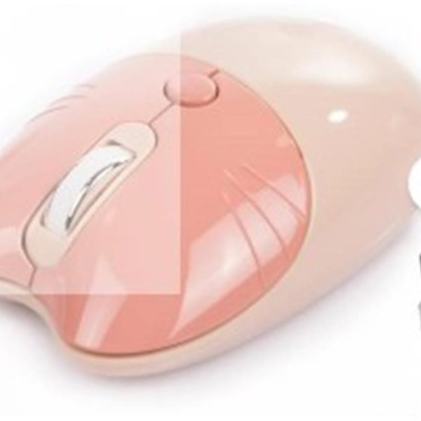 Ndneed sevimli Kedi Kablosuz Sütlü Çay Bluetooth Mouse