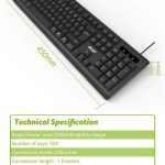 Acer OAK-0A0  Siyah Kablolu Sessiz Tuşlu  Klavye (Caps Lock) (Kablo Uzunluğu 1.50Cm) Caps Lock