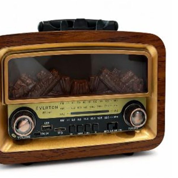 Everton Rt-741 Bluetooth -Fm-Am-Sw-Usb-Tf Card-Aux Nostaljik Radyo (Alev ışık Görselli )