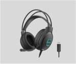 A4 Tech FH-300U Kablolu Siyah Neon Usb Mikrofonlu Kulaklık - Görsel 2
