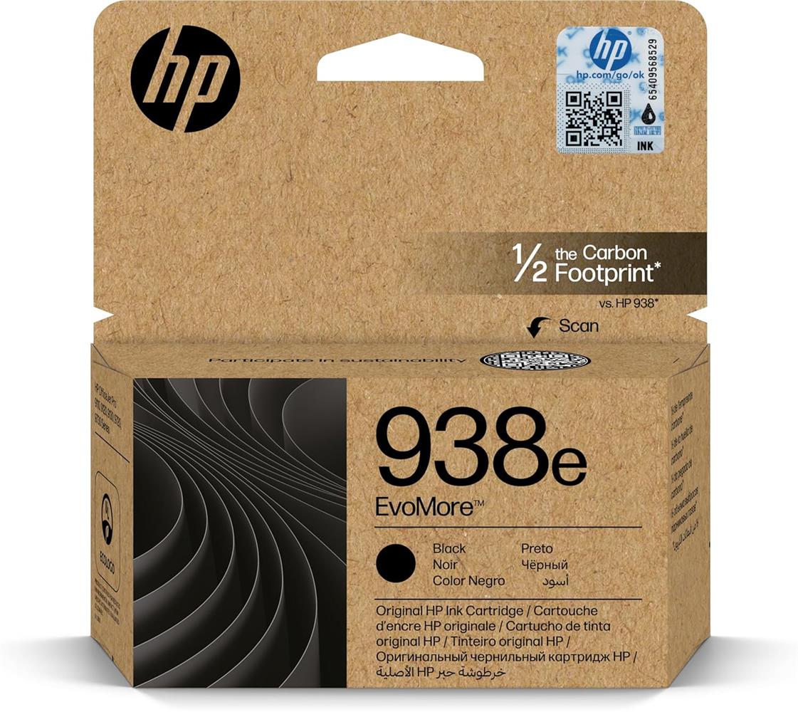 110906 HP 938e Black Siyah Yüksek Kapasite Kartuş 4S6Y2PE - Görsel 1