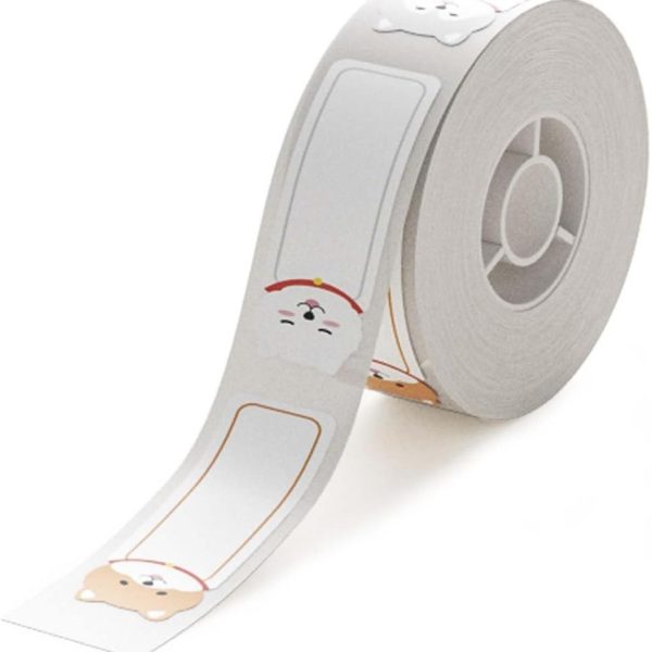 NIIMBOT T14-50-130PUPPY Beyaz-Renkli 14X50MM Termal Etiket