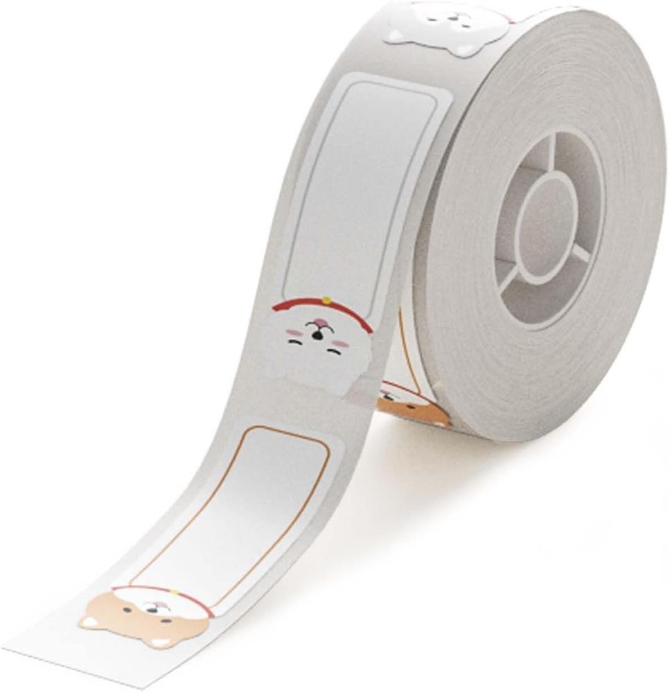110992 NIIMBOT T14-50-130PUPPY Beyaz-Renkli 14X50MM Termal Etiket - Görsel 1