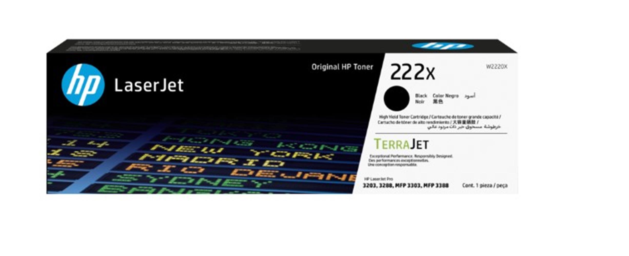 111055 Hp 222X Black Siyah 3.200 Sayfa Toner W2220X - Görsel 1