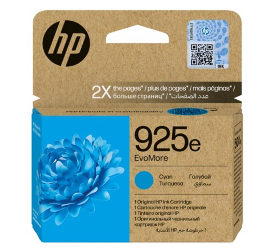 111059 HP 925E Cyan Mavi Kartuş 4K0W0PE - Görsel 1