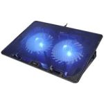 Addison AD-S1 Waft Mavi Led Işıklı 2 Fanlı 2 Usb Dc 5V 125-125-20mm Notebook Soğutucu Stand - Görsel 2