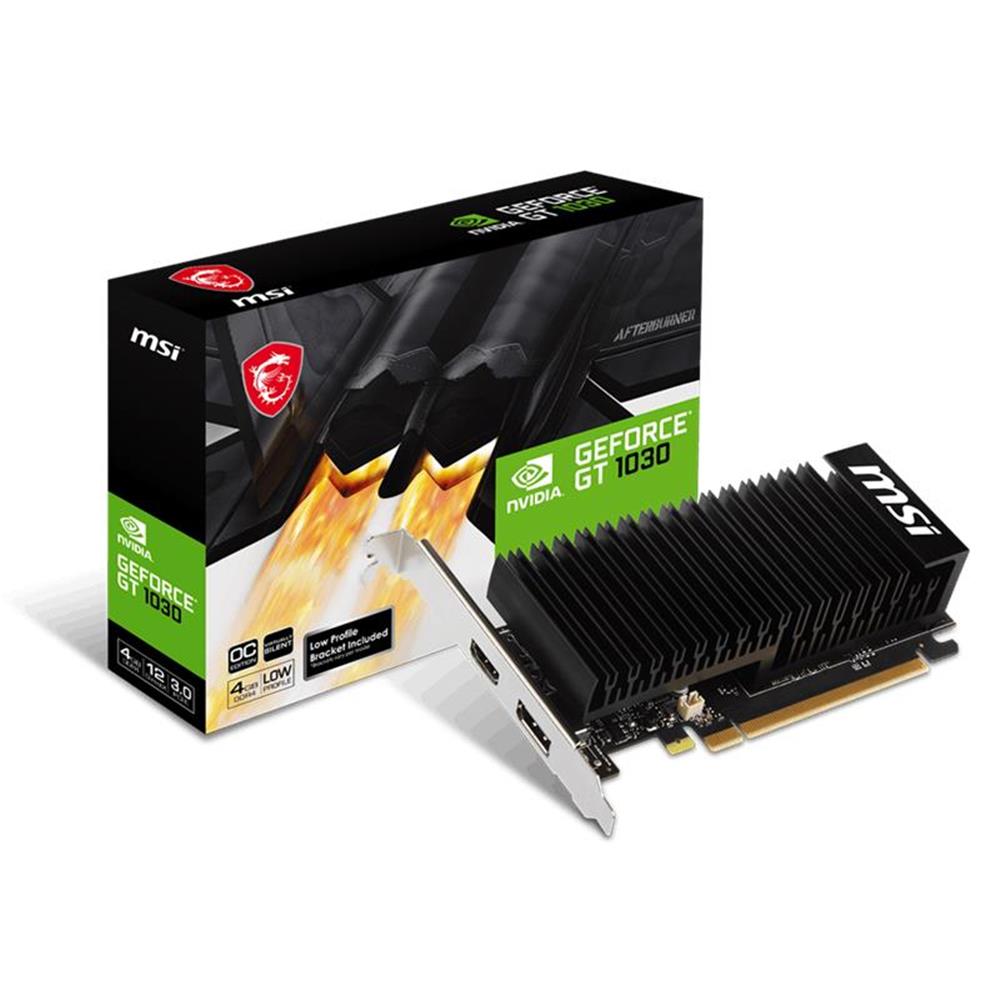 111286 Msi Geforce Gt1030 4Ghd4 Lp Oc 4Gb Ddr4 64Bıt 1Xhdmı 1Xdp Ekran Kartı - Görsel 1
