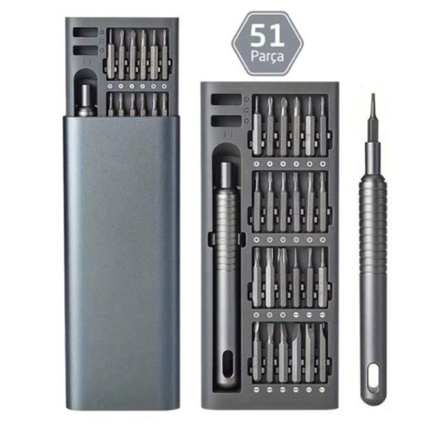 UF-TOOLS 840117 Hassas Bits Uçlu 51 Parça Tamir Seti