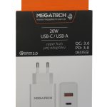 Megatech 20W Beyaz Usb-C