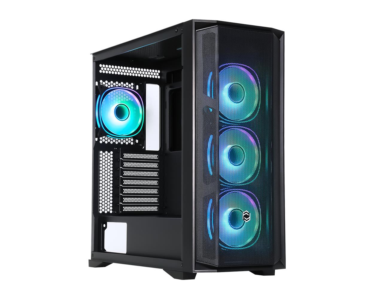 113157 Frisby CX-500 750w 80+(Bronze) ARGB Fan Gaming Mesh 4RGb Fan Yan:4mm Temper Cam-Ön Panel:Abs+ Mesh - Görsel 1