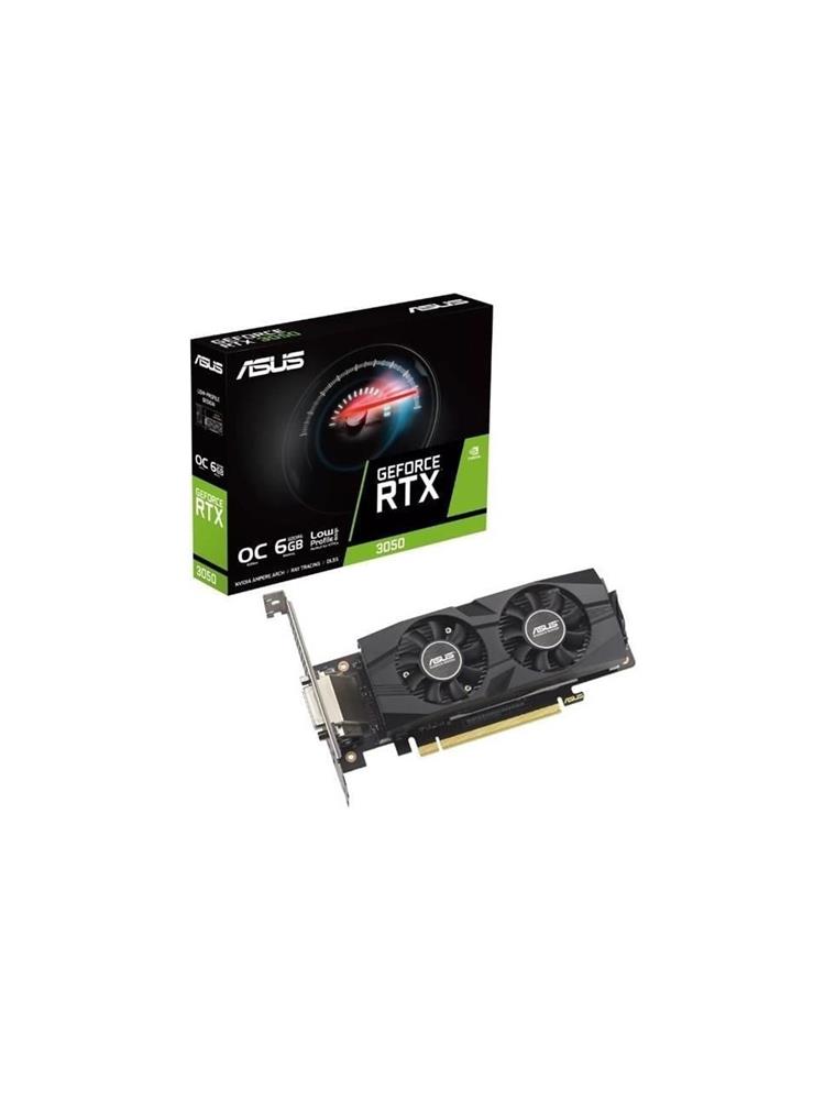 113185 Asus RTX3050 6gb RTX3050-O6G-LP-BRK Gdrr6 96BİT Oc HDMI Ekran Kartı - Görsel 1
