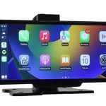 Ottocast 10" Taşınabilir Apple CarPlay & Android Auto, Ön & Arka Kameralı Araç Multimedya