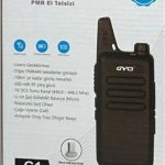 GYQ-QG1 PMR El Telsizi 10 Km Mesafeli Siyah Tekli Paket
