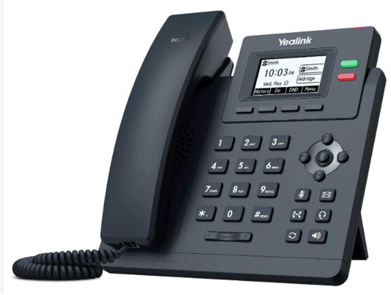 113868 Yealink T31P IP Telefon PoE Destekli Adaptör Dahil - Görsel 1