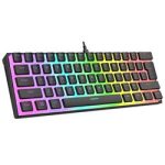 Rampage RADIANT K11 Siyah Type-C Bağlantılı RGB Puding Tuşlu Gaming Oyuncu Klavye - Görsel 2