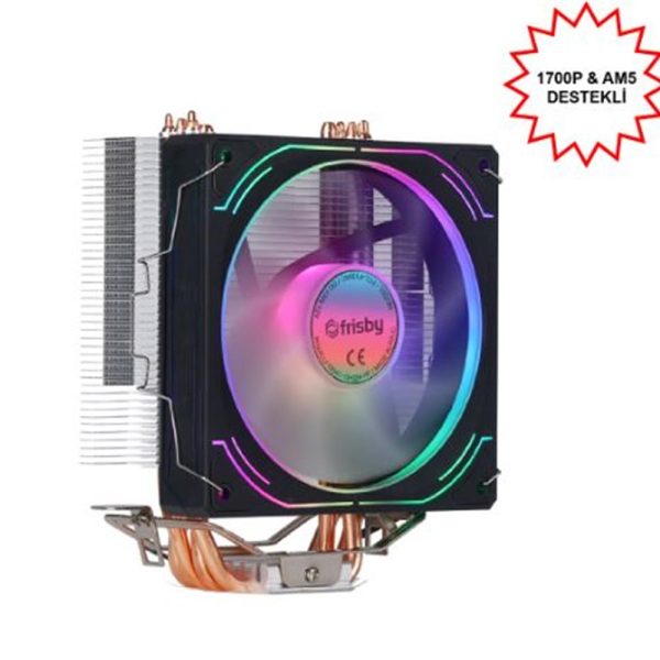 Frisby FCL-F1334C Intel 1366-115x-1200-1700-AMD AM2-AM2+-AM3-AM4-AM5 CPU FANI