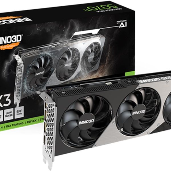 Inno3D GeForce RTX5070Ti x3 OC 16GB 256Bit GDDR7 3x DisplayPort 2.1b, 1x HDMI 2.1b Ekran Kartı