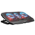 Addison Rampage AD-RC4 COLDBREEZE Kırmızı Ledli Işıklı Fan 15"-17" Notebook Soğutucu Stand - Görsel 2